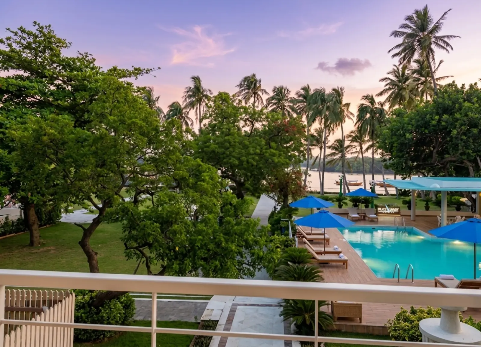 Outdoor pool at Beach Luxury Hotel Karachi