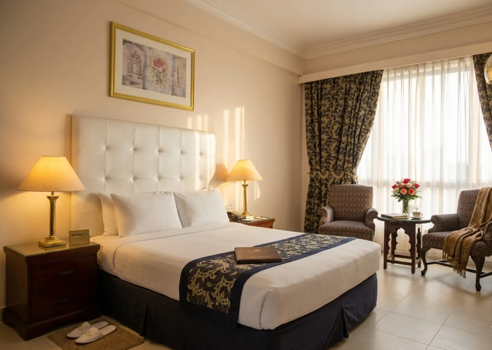 Sea-view suite interior